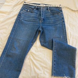 Loft High Waist Straight Jeans 12